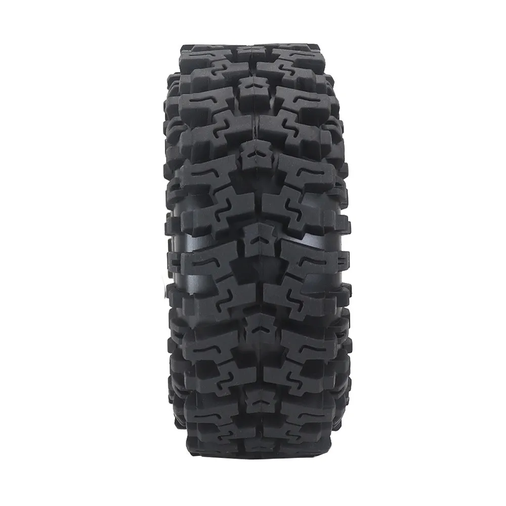 Ajrc 1.9 Inch 120mm Rubber Tires For 1/10 Rc Crawler Car Axial Scx10 90046 Traxxas Trx4 Trx6 Redcat Yikong Rc4wd D90 Rgt Rc Car