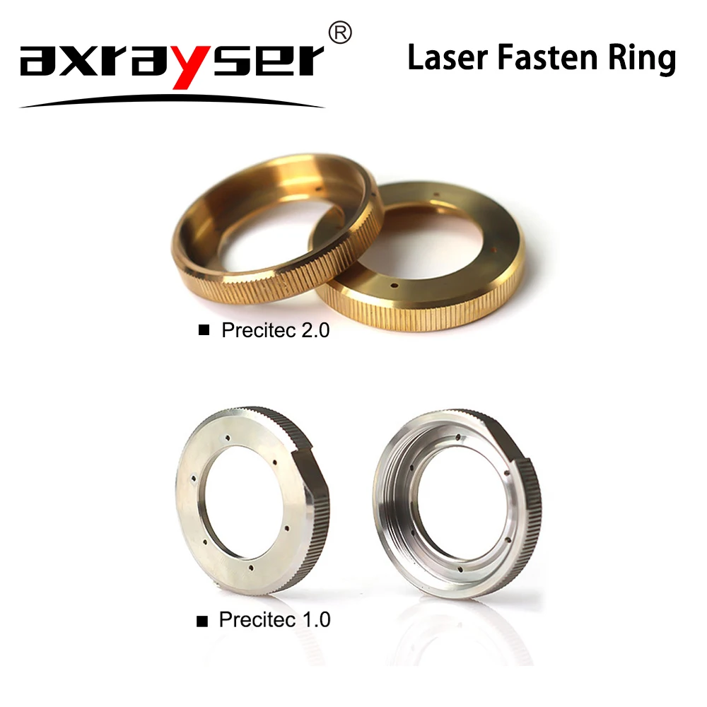 Fasten Holder Ceramic Locking Ring for Precitec 1.0/2.0 Fiber Laser Cutting Machine 304 Stainless Steel Head Patrs