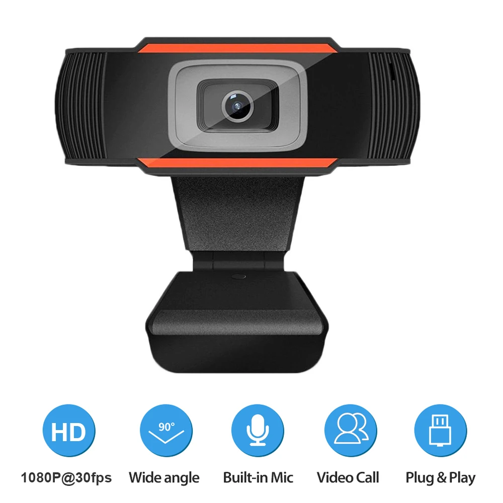 1080P 720P 480P Webcam With Microphone HD USB Web Camera For PC Computer Live Streaming Computer Camera Webcam