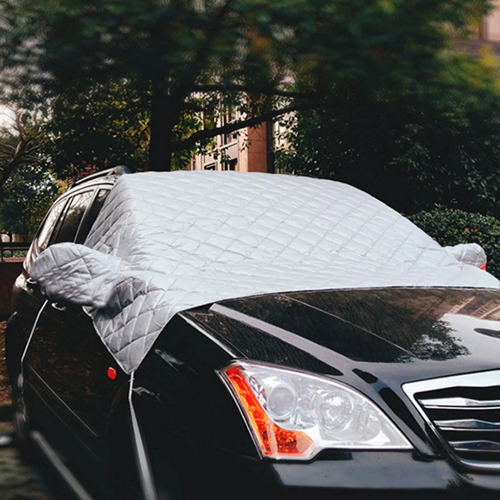 

Car Windshield Snow Cover Extended Waterproof Thicker Front Window Frost Defense Cover Ice Proof Vehicle Sunshade