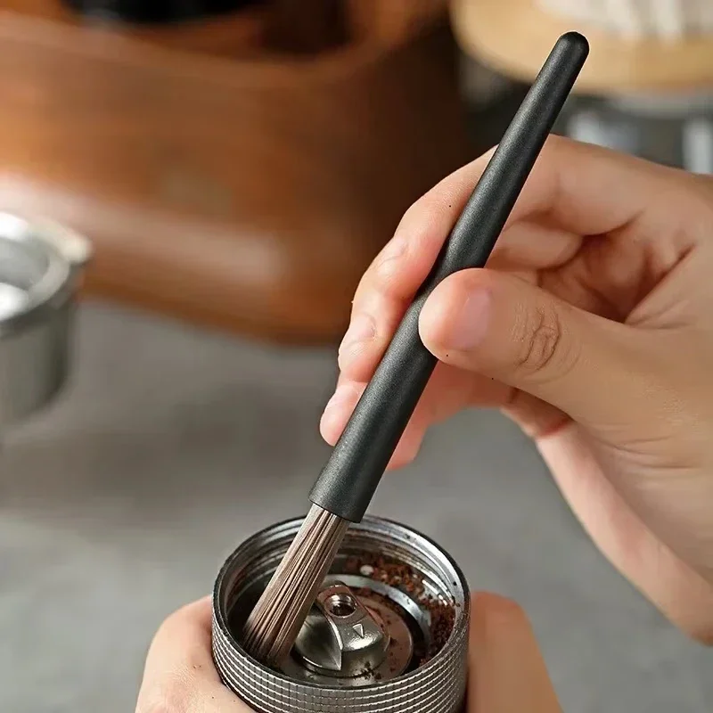 Coffee Grinder Cleaning Brush Espresso Brush Accessories Coffee Grinder Machine Cleaning Brush and Nylon Espresso Brush