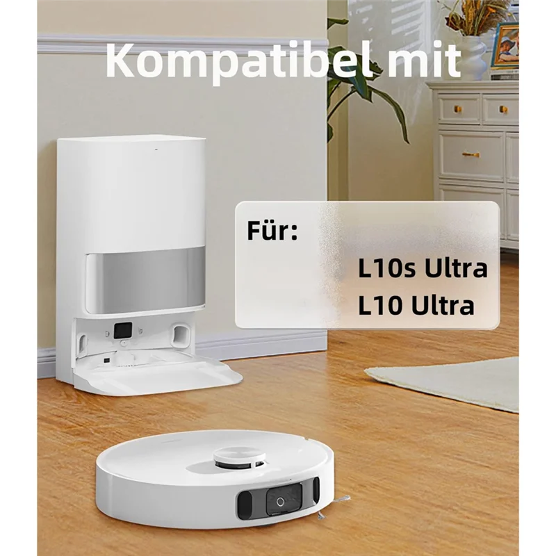 

ABGH-Для Dreame L10s/L10 Ultra/L10 Prime Робот-пылесос Основная боковая щетка Hepa-фильтр Швабра Тканевые мешки для пыли Аксессуары