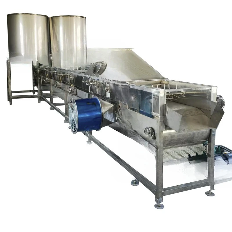 

Fully automatic, winery steaming rice and brewing production line automatically goes down and dries