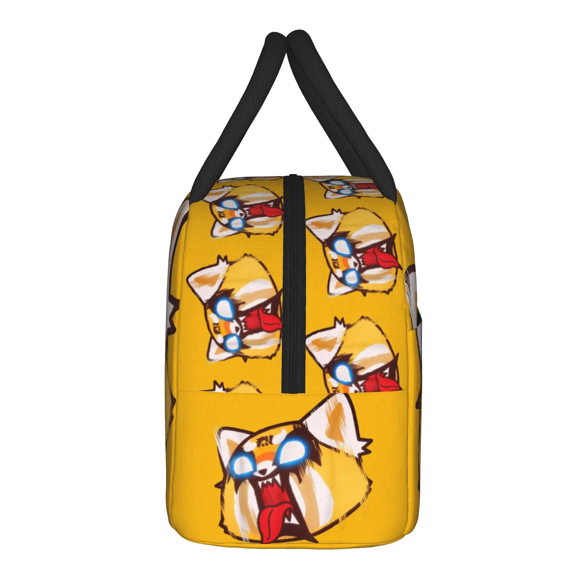 Aggretsuko Screaming Rage Insulated Lunch Bags Cooler Bag Lunch Container  Portable Tote Lunch Box Food Storage Bags School