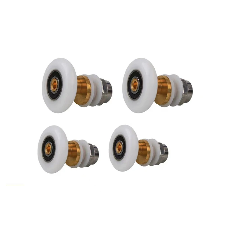 

1PCS Old Style Shower Room Glass Door Pulley Bathroom Glass Sliding Door Suspension Pulley Copper Core Eccentric Wheel Accessory