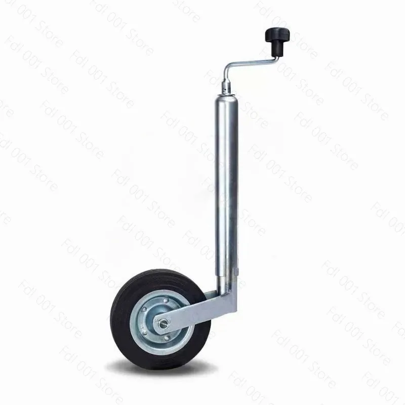 European trailer guide wheel jack 8 inch turn universal wheel outriggers support bracket knight wheel trailer RV