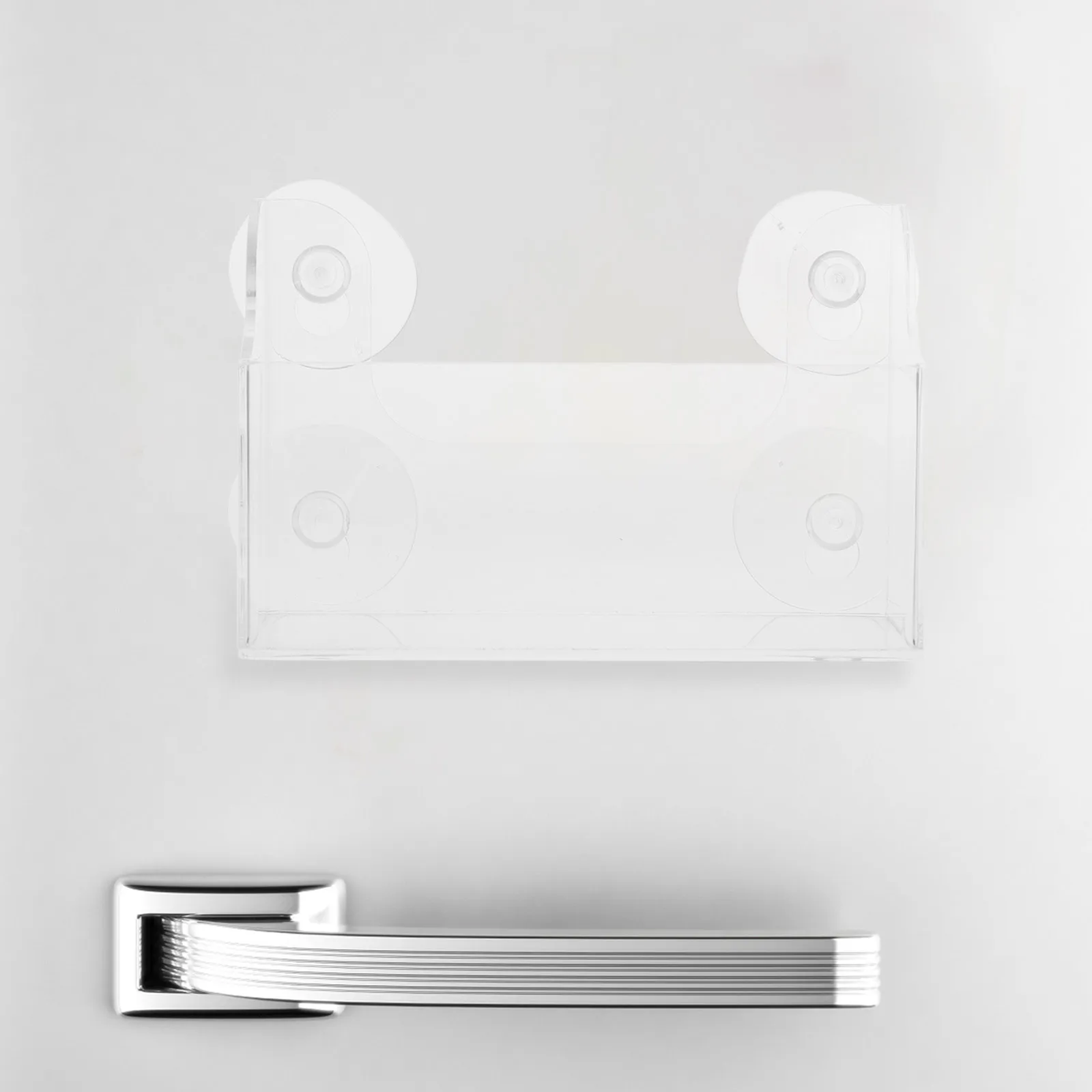 

Suction Cup Refrigerator Door Hanging Rack Clear Acrylic Fridge Storage Shelf Removable Organizer for Spice Jars Beverage