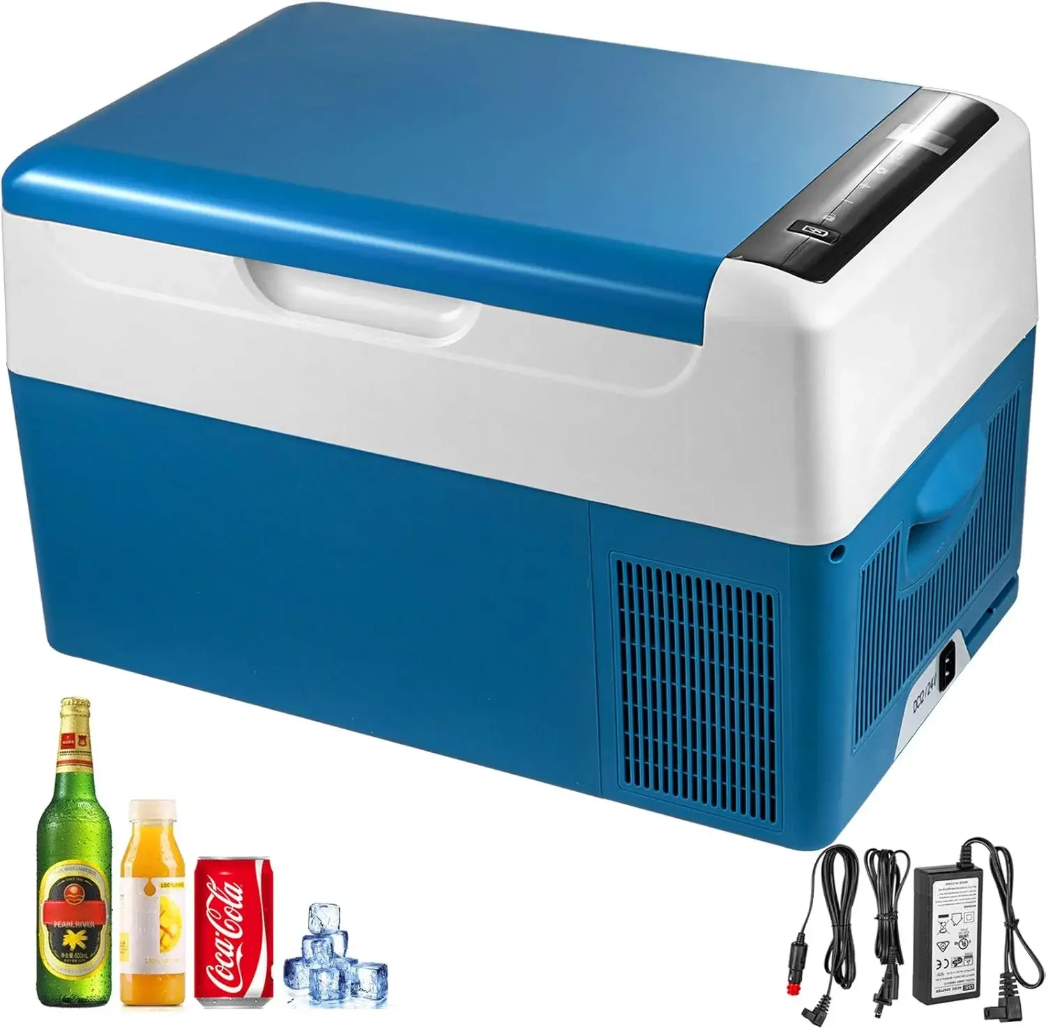 

B22 Portable 23 Quart 12 Volt App Control (-4℉~68℉), Car Refrigerator Electric Compressor Cooler with 12/24v DC & 110-240v AC