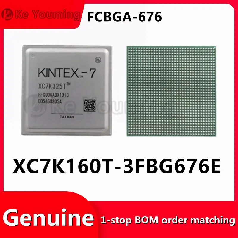 Integrated Circuit IC, Electronic Components, One-stop BOM Distribution, XC7K160T-3FBG676E, FCBGA-676, 1Pc