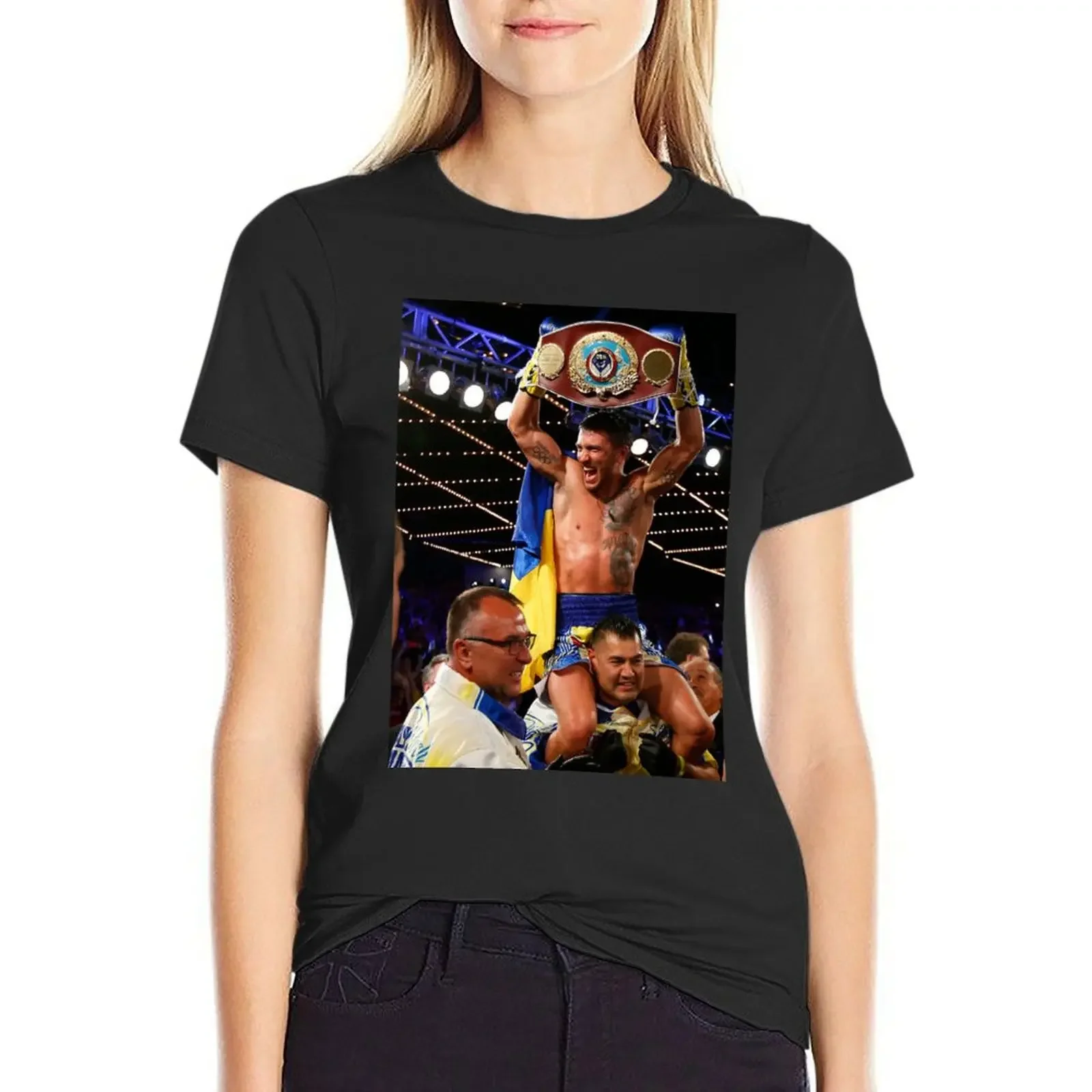 

Vasyl Lomachenko T-Shirt blanks blacks kawaii clothes woman t shirt