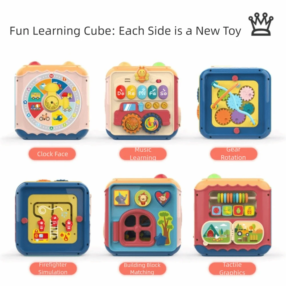 Musical Design Baby Musical Box Developmental Sorting Function Toddler Hand Drum Toy Sensory Music Plaything Box Early Childhood
