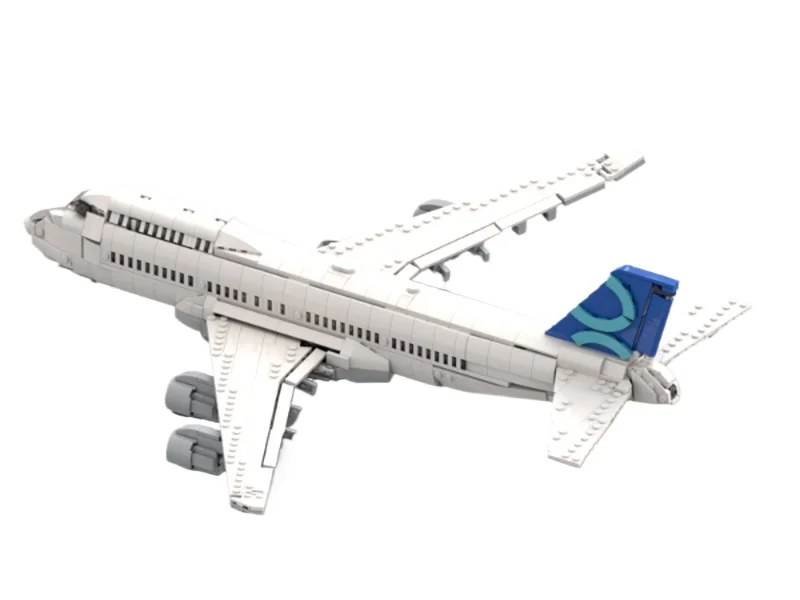 1292 PCS Boed 747 Passenger Plane Building Blocks - Aircraft Model Detailed Bricks Toy Collector’s Gift for Adults Kids