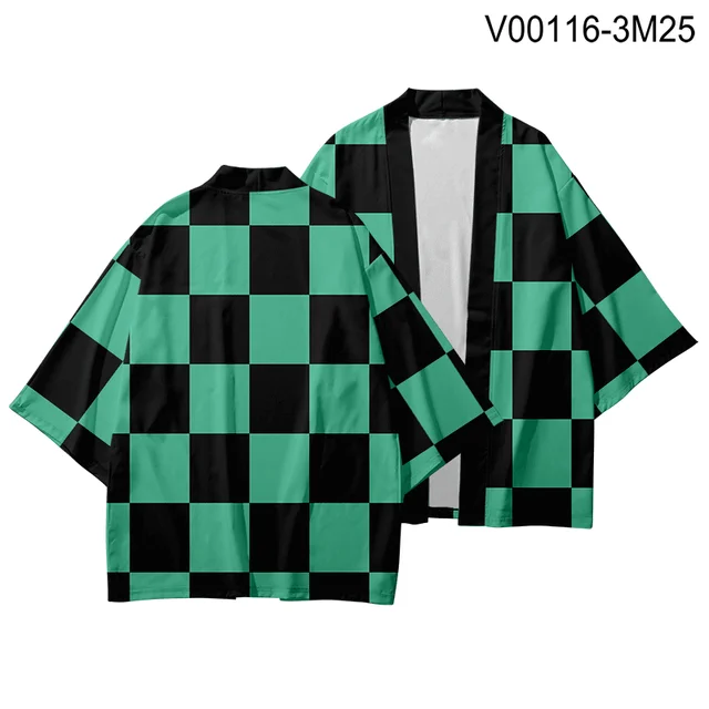 

Новый дизайн для мальчиков, японское кимоно Haori Yukata, косплей для мужчин и женщин, летний кардиган, аниме-кимоно для мужчин, Kimetsu No Yaiba