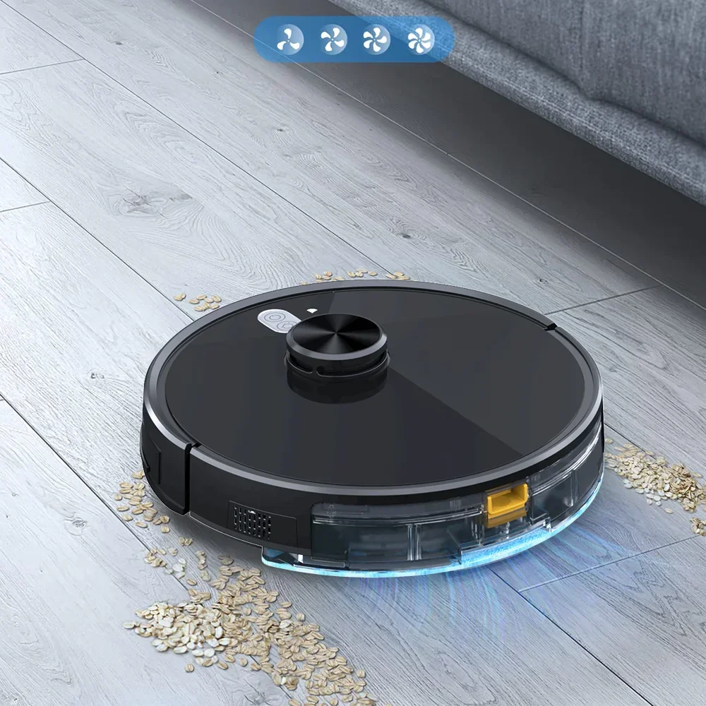 High Suction Industrial Robot Vacuum Customization Logo Smart Vacuum Cleaner Voice Control 3 in 1 Low Noise Robot Vacuum Cleaner