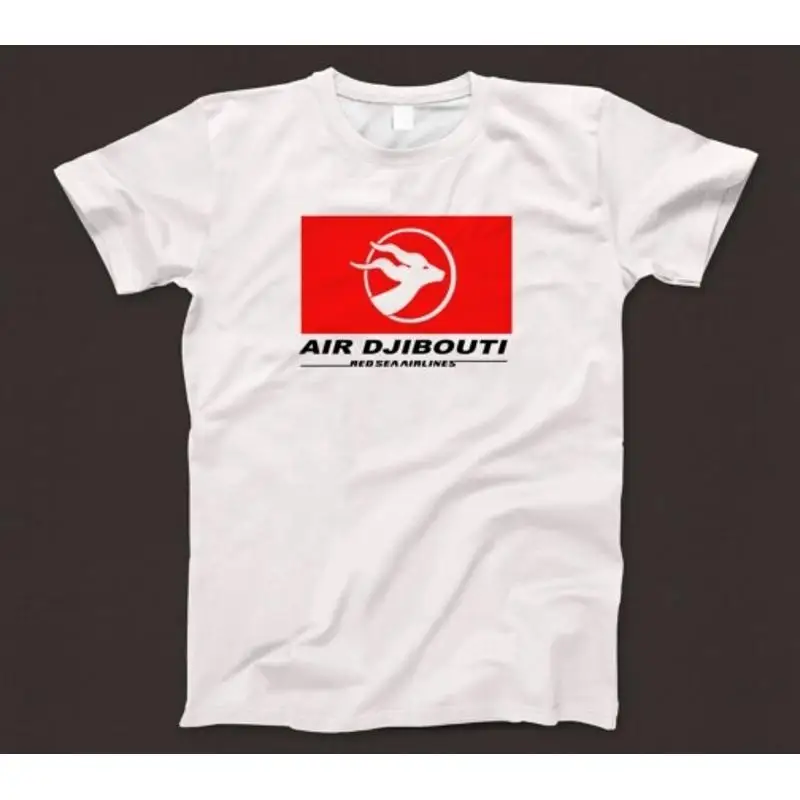 Air Djibouti T Shirt 674 Airline Africa Kenya Tanzania Sudan Ethiopia Madagascar