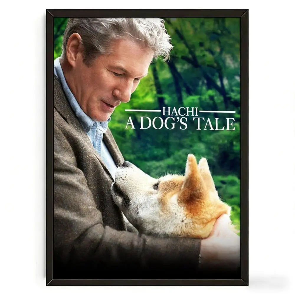 Movie  h-Hachi A Dog's Tale Poster Art print wall decor ideal for living room, bedroom, bar, parlor, and home gifting