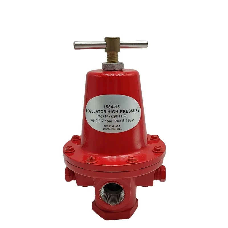 1584VN Pressure Reducing Valve Pressure Regulating Valve Gas Red Solenoid Control Valves America Gas Burners Parts