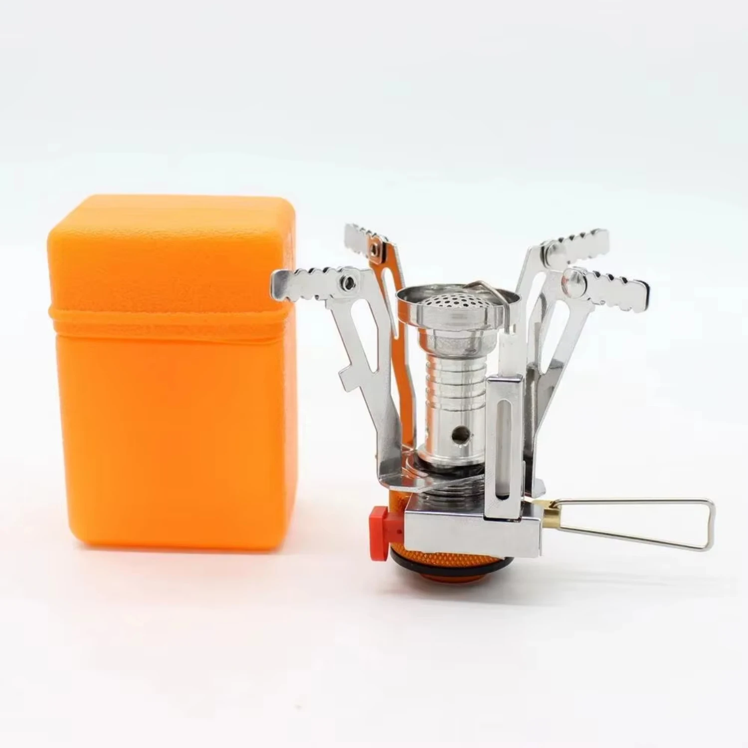 Portable folding outdoor stove, ultra-light alloy mini gas stove, camping hiking gas gas stove, outdoor cooking