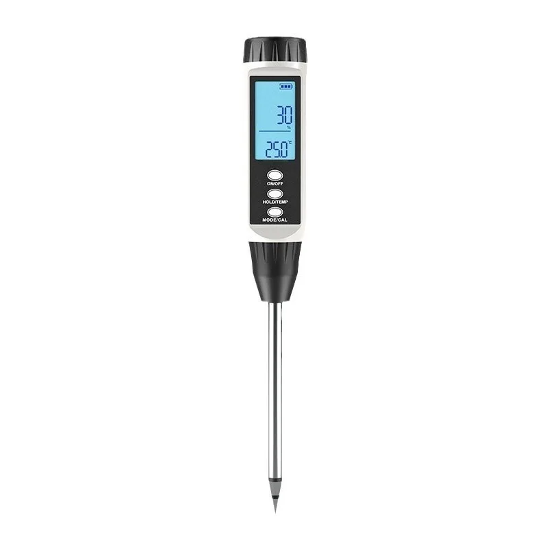Agricultural Soil EC Meter Rapid Test Analyzer with Temperature Humidity Moisture Conductivity Detection Nutrient Tester