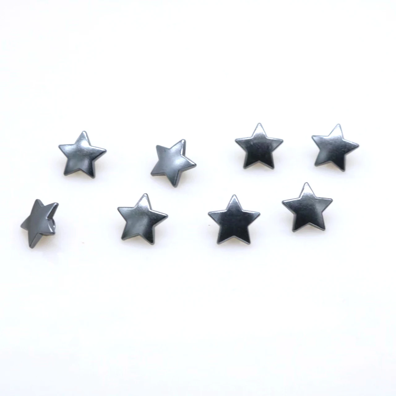 11mm star silver Shank Button Metal Buttons Sewing Metal Buttons 50pcs