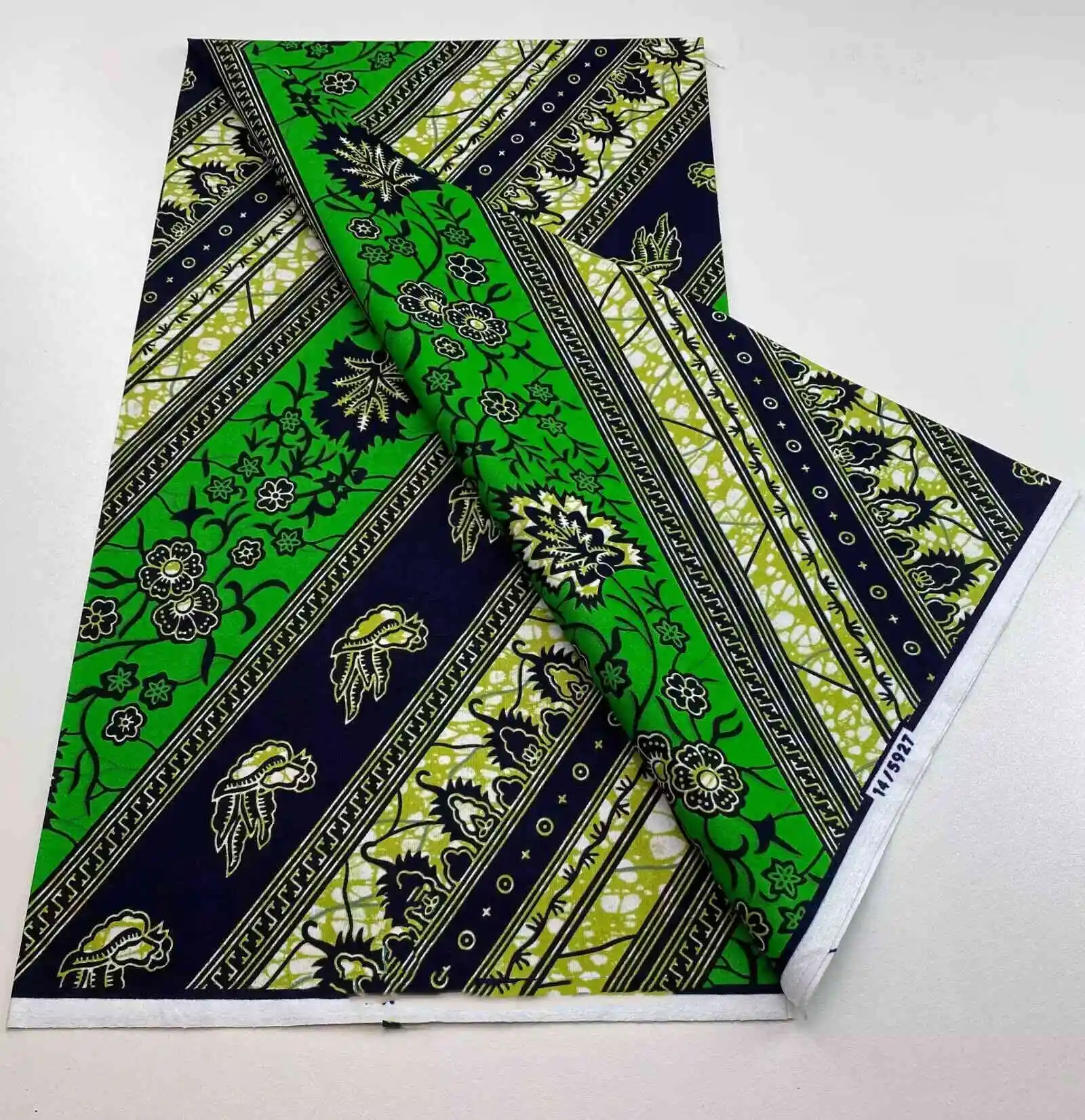 2025 جودة عالية مضمونة حقيقي طباعة أفريقية قماش شمع حقيقي تصميم أنقرة نمط 100% قطن Pagne #5