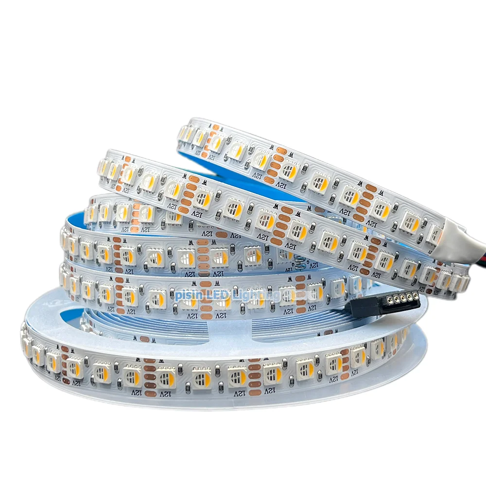 5m RGBW RGBWW LED Strip 12v 24v 120/108/60 leds 4 in 1 Chip RGB+Warm White/White Strip Flexible Smart LED Tape DC Home Decor