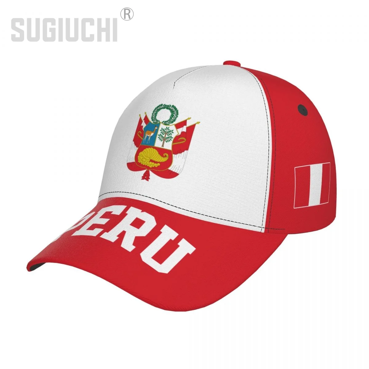 

Unisex Peru Flag Peruvian Adult Baseball Cap Patriotic Hat for Baseball Soccer Fans Men Women