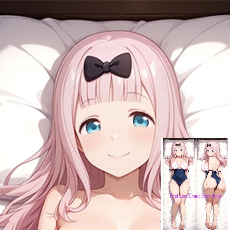 

Dakimakura Anime Pillow Case Chika Fujiwara Pillow Cover Halloween Christmas Decoration