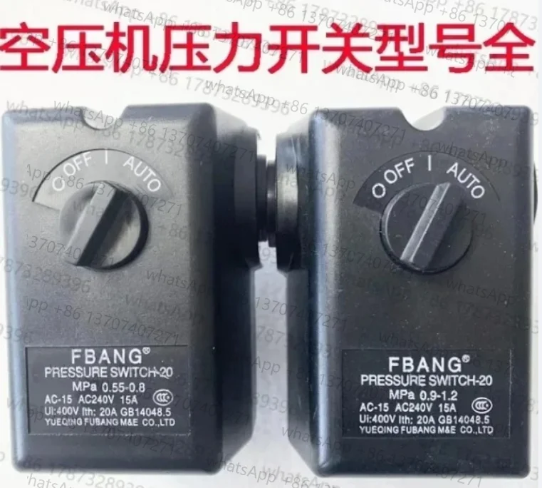 FBANG air compressor pressure switch air pump start stop pressure controller piston engine relay