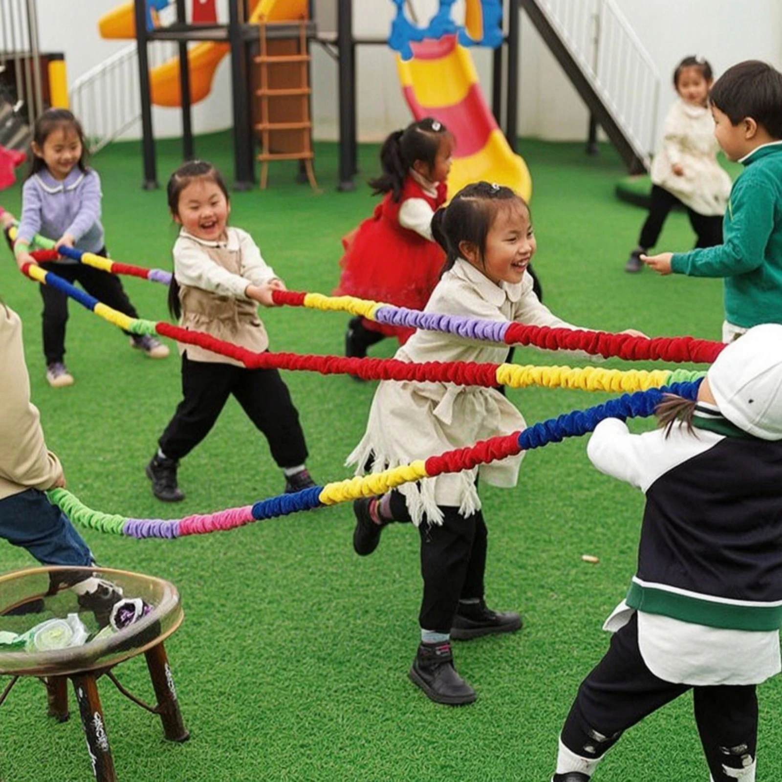 elastic-activity-rope-colorful-group-movement-rope-sensory-band-flexible-equipment-comfortable-for-children-team-training