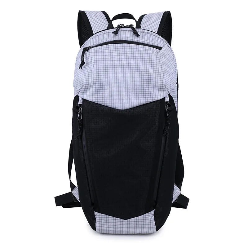 500g Lightweight Travel Backpack Plaid Casual Commuter Daypack 27x16x48cm Simple Backpack for Work Business Trip Men Women