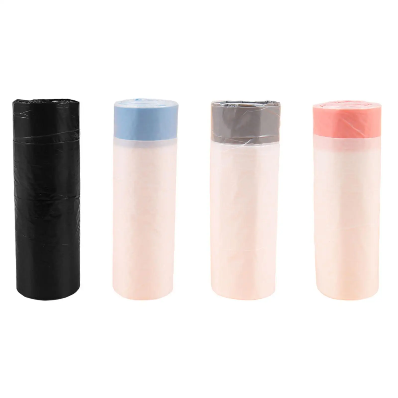 

Кухонные мешки для мусора, 4 рулона, со шнурком, сверхпрочные, утолщенные, для тяжелых условий эксплуатации, для бытовых кухонных и офисных банок