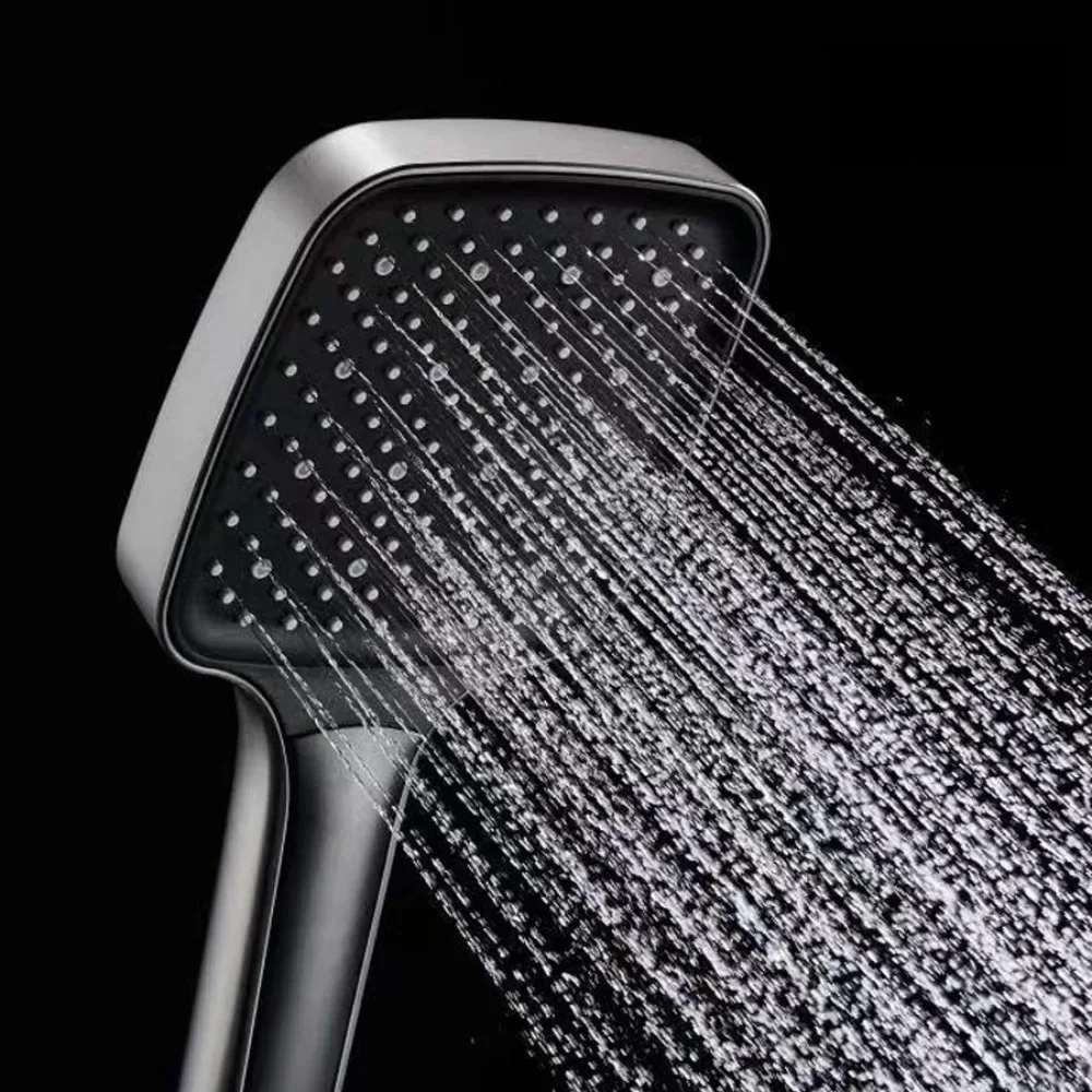 رأس دش محمول من السيليكون، رأس دش متعدد الوظائف، رأس دش مضغوط، مفتوح مسطح #2