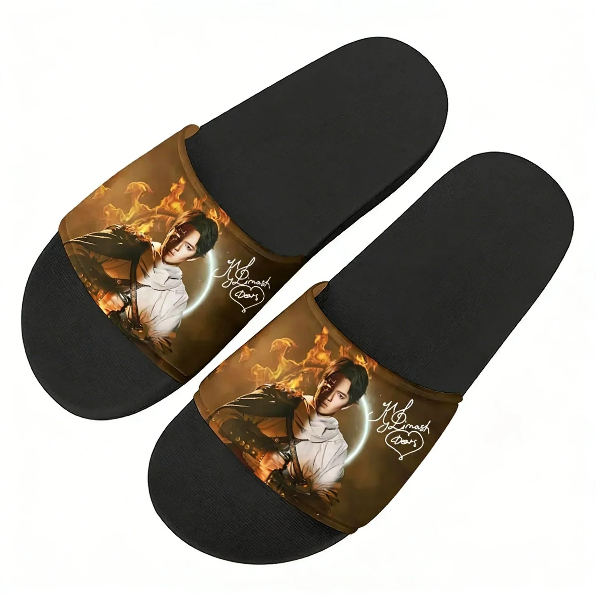

Dimash Kudaibergen Kazakh Male Singer Slippers Home Water Shoes Men Women Teenager Beach Pool Sandals Custom Summer Slipper