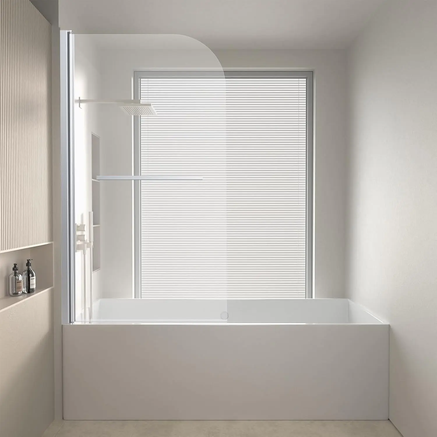 Frameless Shower Door for Tub, 31