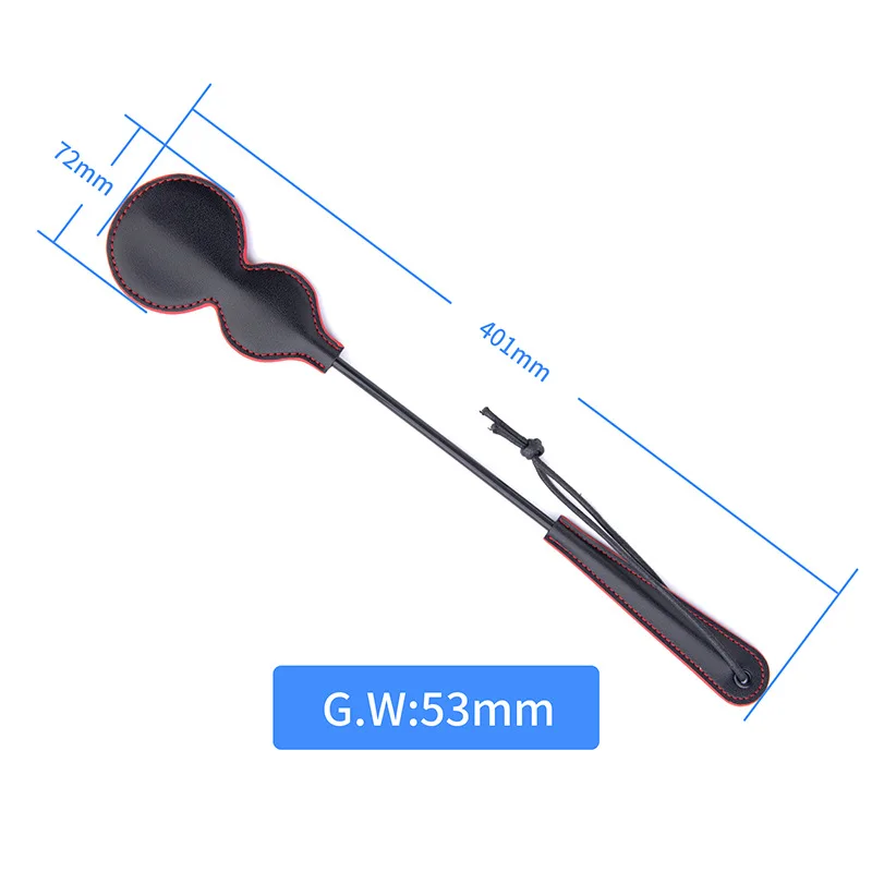 40 سنتيمتر بولي Leather الجلود ركوب الخيل المحاصيل الفروسية فلوجر الردف سوط لعب الأدوار عصا التدريب لركوب الخيل #4