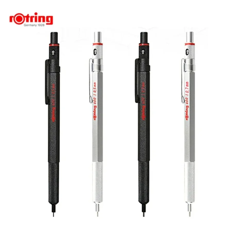 

For Rotring 600 Mechanical Pencils 0.5mm/0.7mm All Metal Low Gravity Automatic Pencil for Professional Drawing Sketching