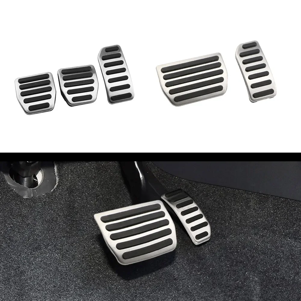 Bei mt auto pedal abdeckung für volvo s60 s60l v60 xc60 xc70 v70 s80 s80l fuß stütze gas brems pedale beläge teile aus edelstahl – Detail 3