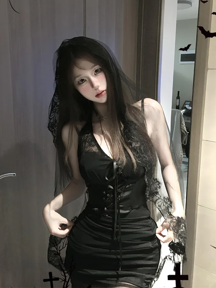 

Bla Lace Svel V-Ne Dr Сексуальная облегающая юбка для женщин Осенняя одежда Cisas Par Wear Повседневная юбка со средней высокой талией