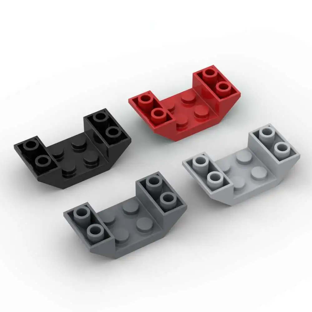 MOC 10 STKS Klassieke 4871 Helling Uitsparing Baksteen Omgekeerd 45 4x2 Vervangbare Bouwsteen Omleiden Speelgoed Volwassenen Jongens Vakantie Cadeau