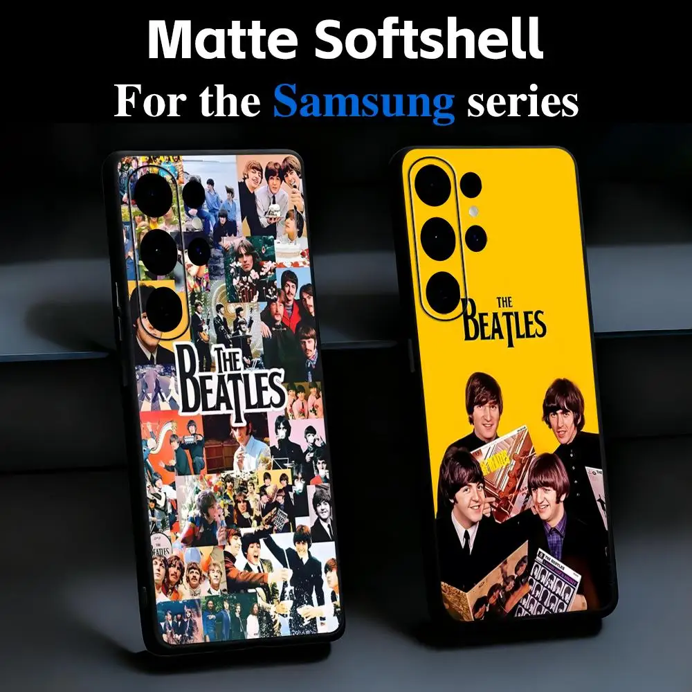 Rock Band Hot B-BeatlES Phone Case For Samsung Galaxy S26 S25 S24 S23 S22 S21 Plus Ultra Fold A Soft Black