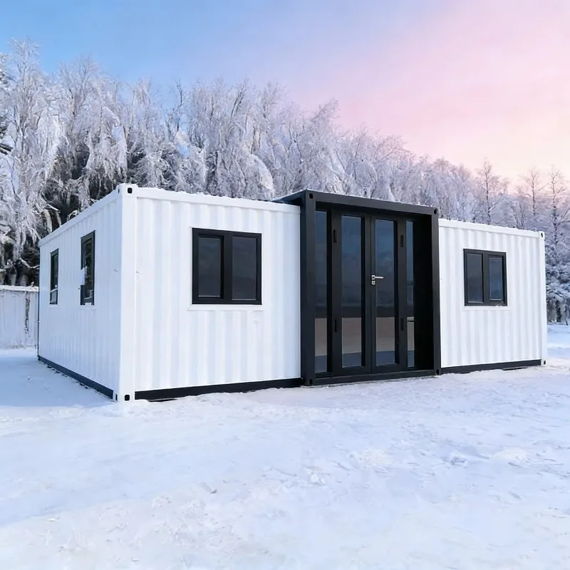 Large Rotation Foldable Container House Wide Opening Door Window Design Good Ventilation Prefab Home Climate Area Comfort Living
