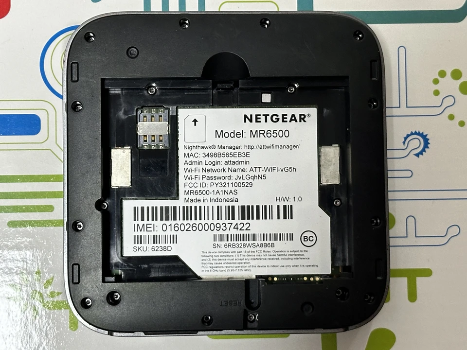 NETGEAR MR6500 5G Wi-Fiルーター ロック解除 美国版
