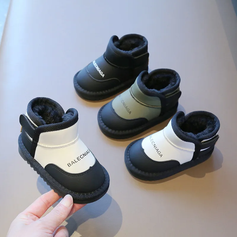 Baby Snow Boots Cotton Shoes Baby Girl Warm Snow Cotton Shoe for Girl Platform Boots Kids Shoe for Girl Zapatos Niña Botines