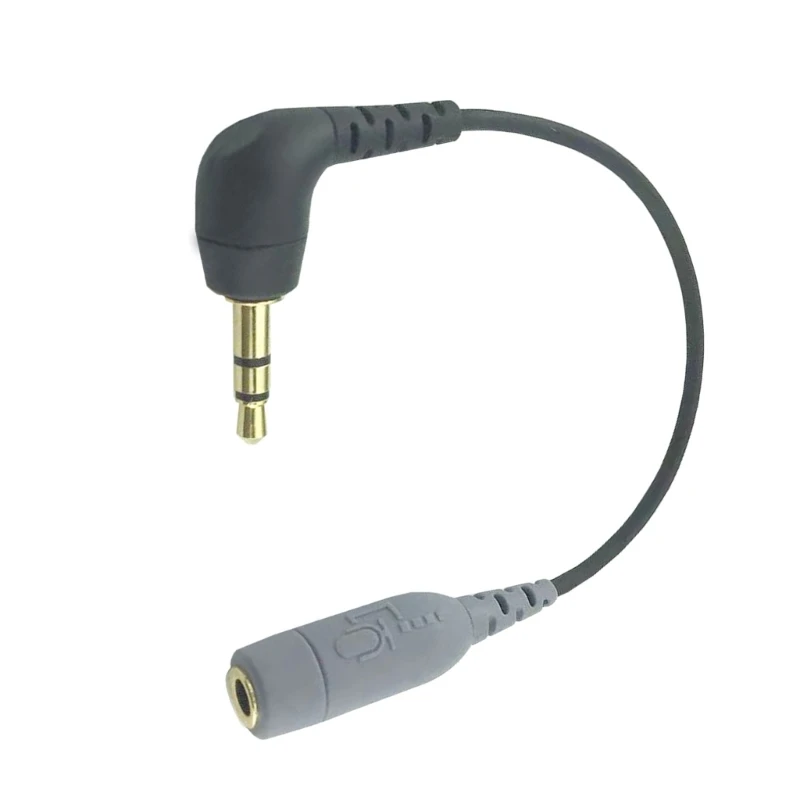 Quality 3.5mm TRRS to Sound Adaptor Cable for SC3/SC4 Microphone