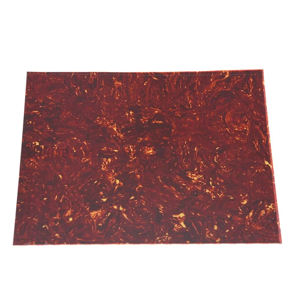 Acoustic Guitar Pickguard Sheet 25x20cm PVC Material with Pre Applied Tape Multiple Colors for Guitar Scratch Guard