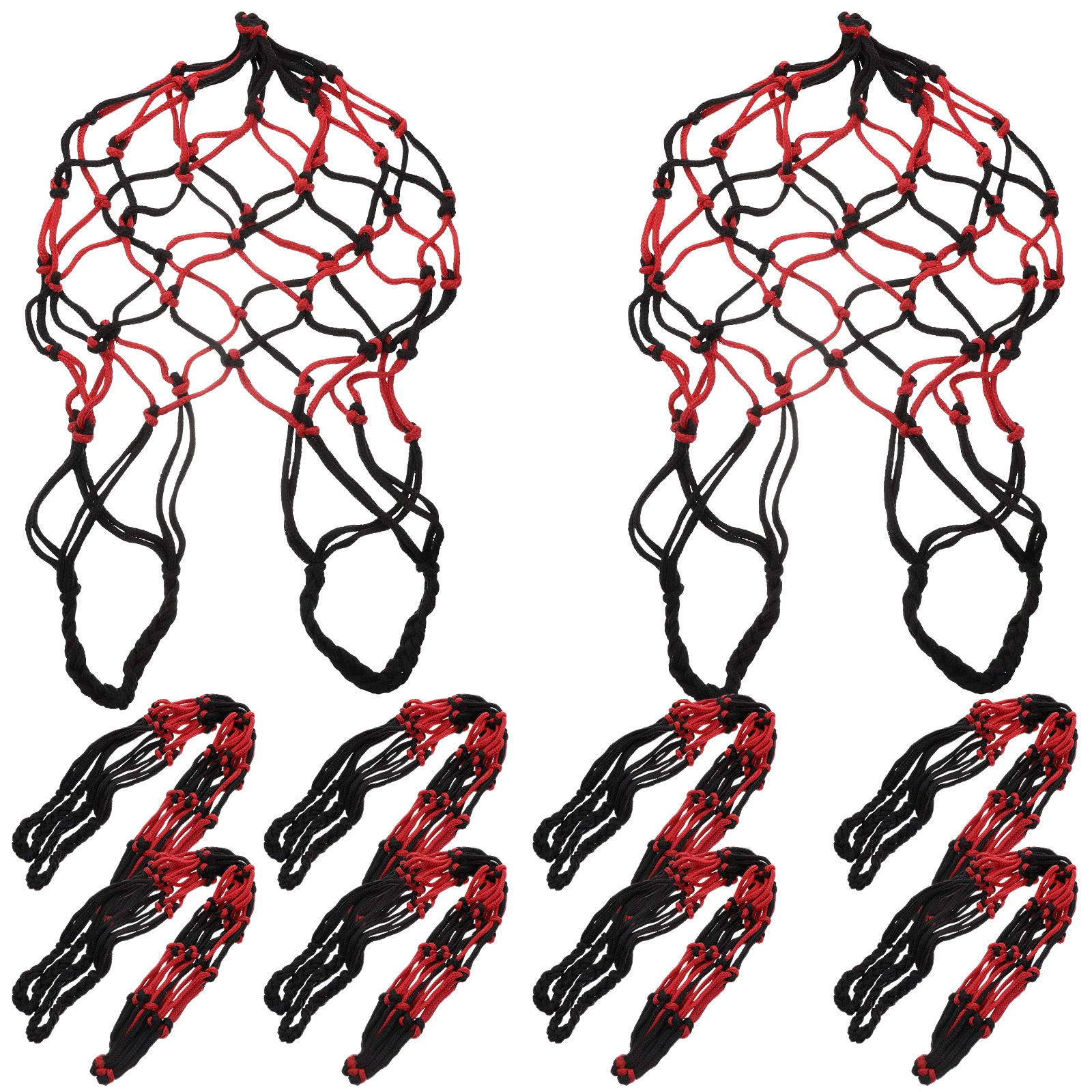 

10 Pcs Fruit Net Bag Outdoor Hanging Melon Nets Watermelon Holder Mesh Basket Melons