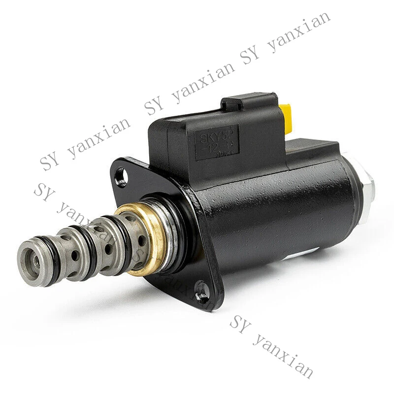 SY+ 24V Solenoid Valve Assy Fits For Caterpillar E200B E320D E320C 1119916 111-9916