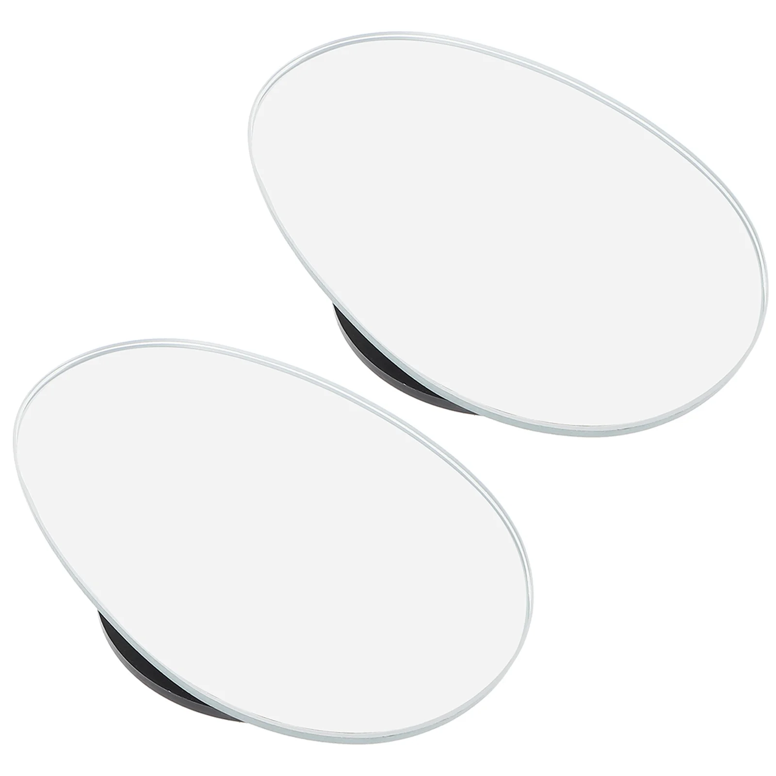 1 زوج العمياء مرآة السيارة 360 درجة عرض شكل بيضاوي واضح انعكاس لا البقع العمياء مناسبة للمرايا اليسرى واليمنى #3