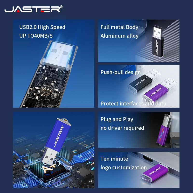 USB3.0 Mini Metal USB 3.0 Flash Drive 64GB Purple Memory Stick Black Red Pen Drive 32GB Green Golden Pendrive Blue Silver U Disk